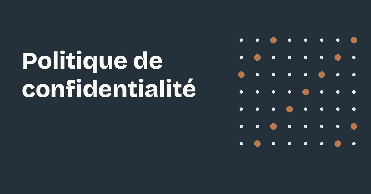 Politique de confidentialité