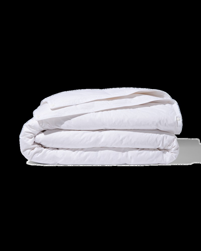 HEMA duvet recyclé 4 saisons 140 x 200, autre couette en duvet comparée à HEMA duvet recyclé 240 x 220